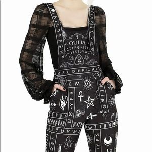 Black Milk Ouija Overalls Size S